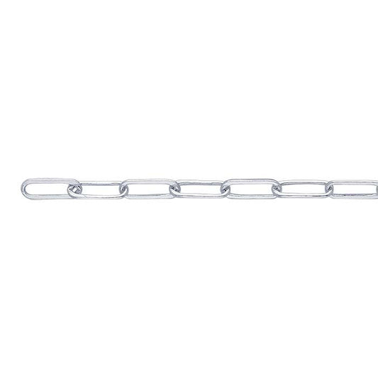 Sterling Silver 1.9mm Flat Oval Cable Chain, By the Foot