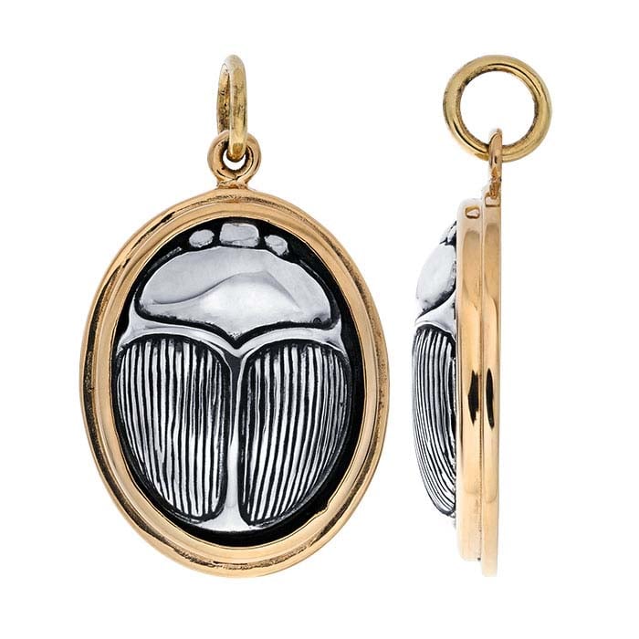 Anhänger Skarabäus aus Sterlingsilber