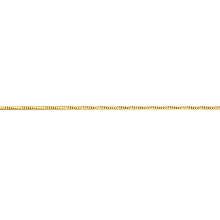 14K Yellow Gold-Wrapped Stainless Steel 0.8mm Omega Cable Neck Wire