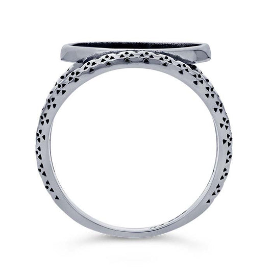 Sterling Silver Split-Shank 14 x 10mm Oval Ring Mounting