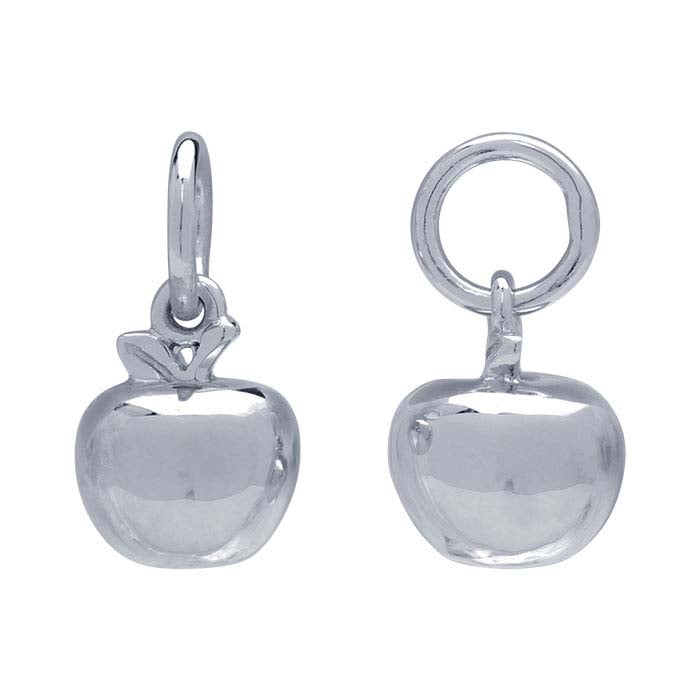 Sterling Silver Apple Charm