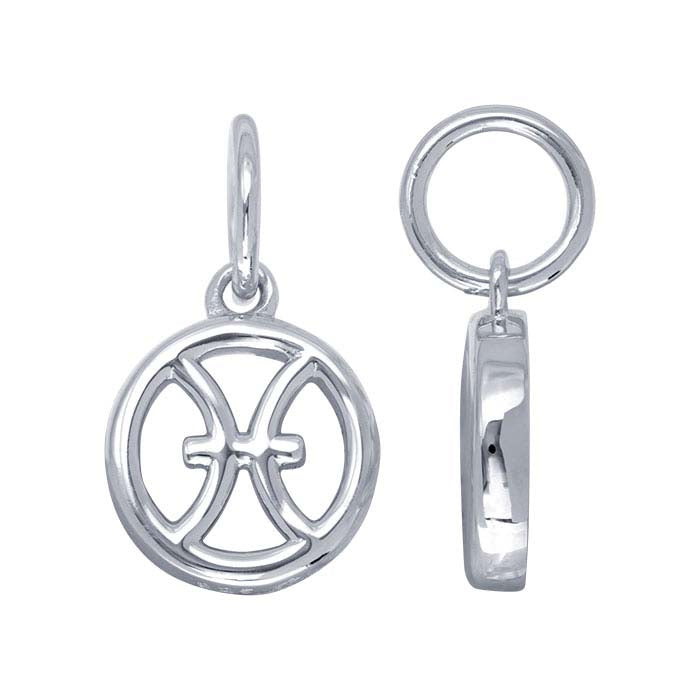 Sterling Silver Pisces Charm