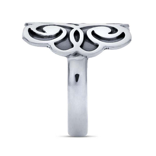 Anillo de Mariposa de Plata de Ley