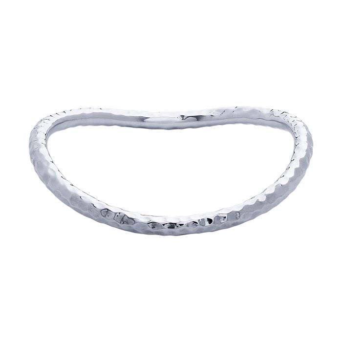 Sterling Silver Hammered Bangle Bracelet