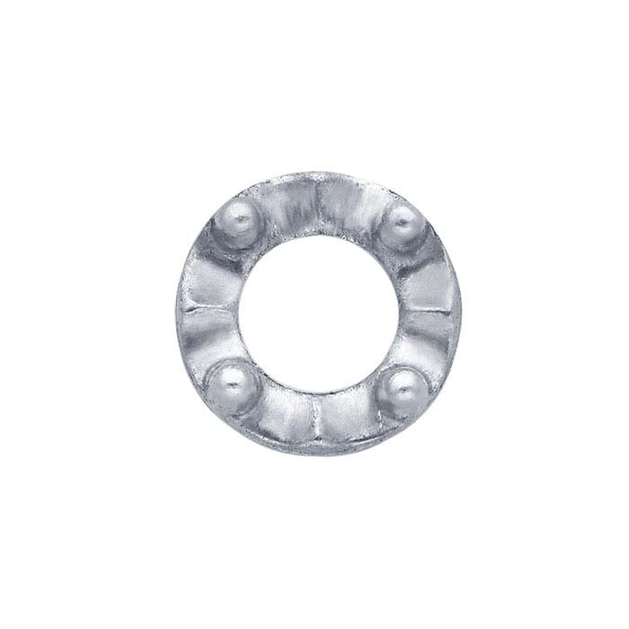 Sterling Silver 3.7mm Round Illusion Setting