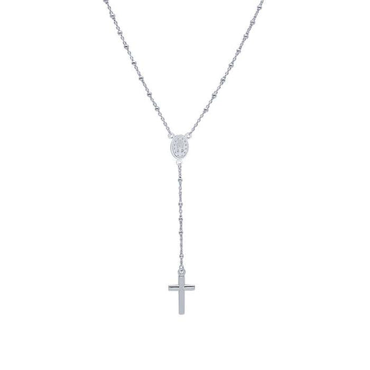 Sterling Silver 2.1mm Rosary with Beads