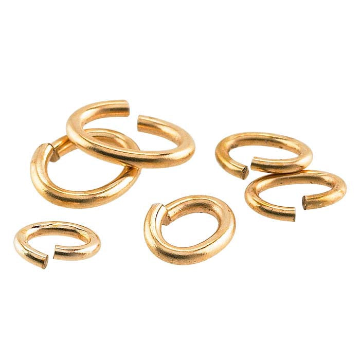 Anello di giunzione ovale in bronzo 6,8 x 4,7 mm ID