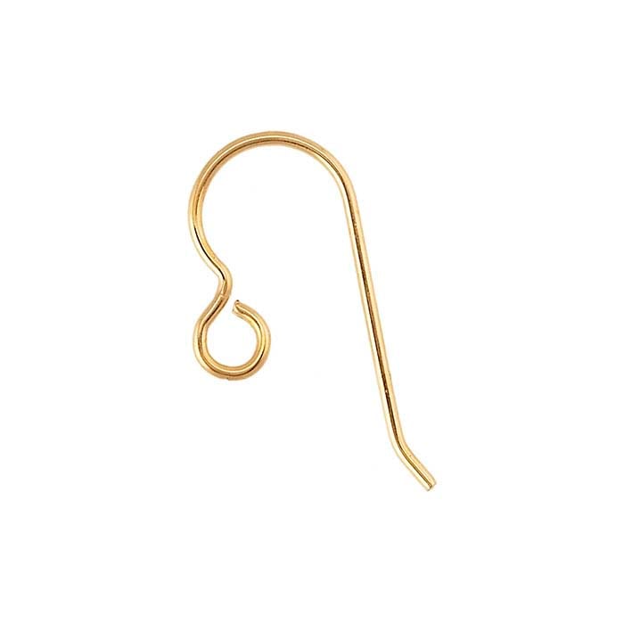 Bronze Ear Wire with Open Loop