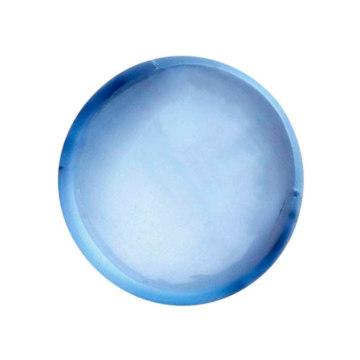Swiss-Blue Topaz 8mm Round Cabochon