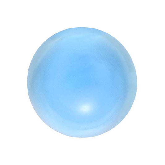 Swiss-Blue Topaz 8mm Round Cabochon