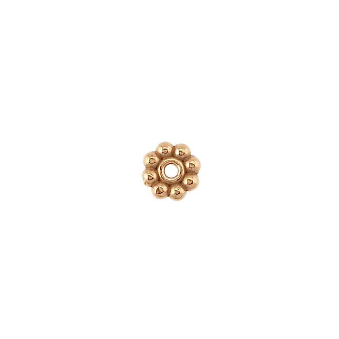 Bronze 4 x 1.2mm Bali-Style Bead