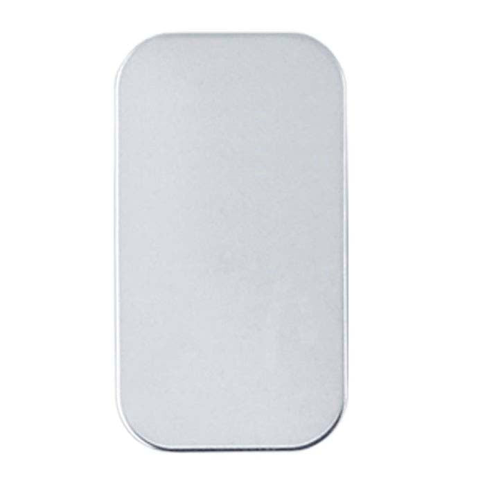 Sterling Silver Rounded Rectangle Stampings, Soft
