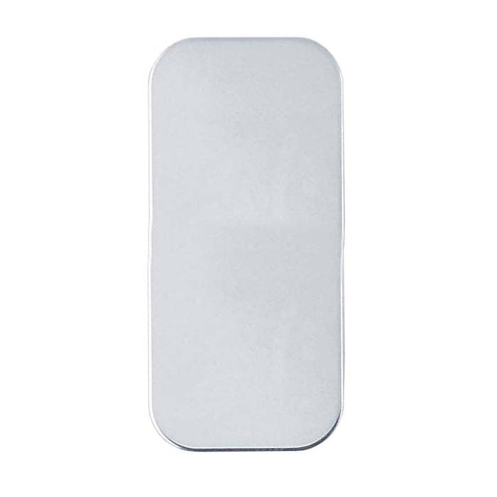 Sterling Silver 26 x 12mm Rounded Rectangle Stamping, 0.64mm, Soft