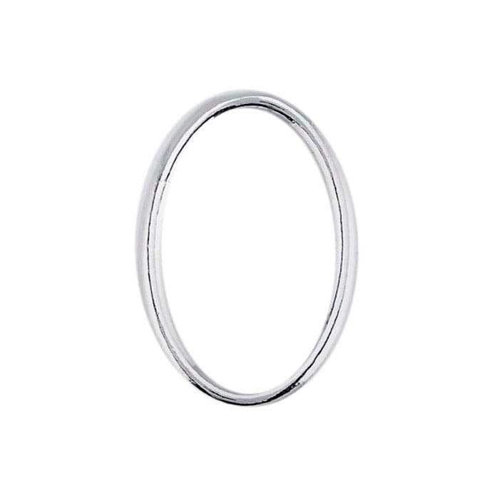 Sterling Silver Oval Component