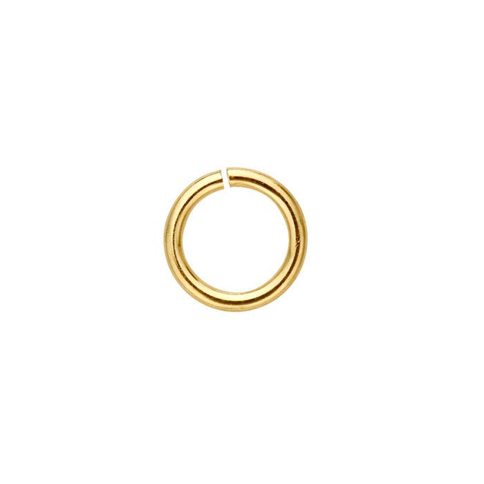 14/20 Gult Guld-Fyllt 3,2 mm Rund Hoppring