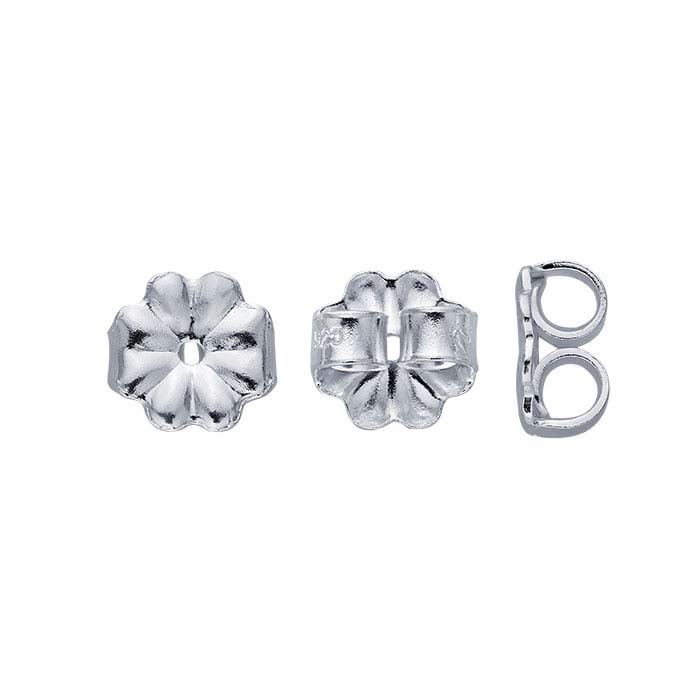 14K Yellow Gold Universal Threaded Safety Ear Nut