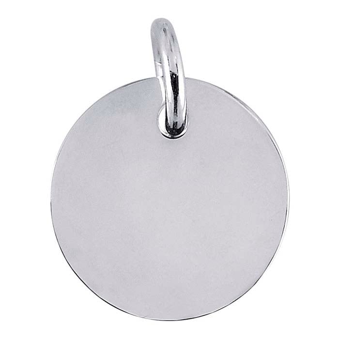 Sterling Silver Round Pendant
