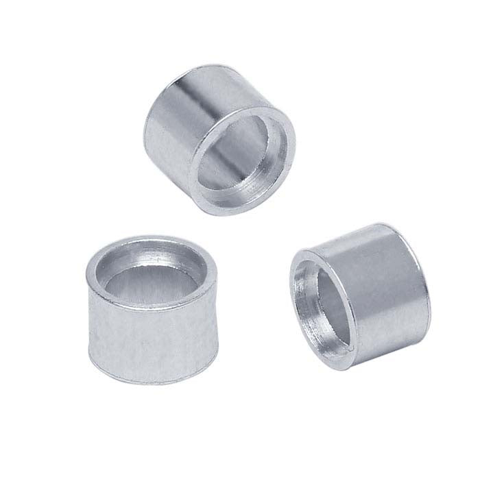 Sterling Silver 3mm Round Tube Bezel Setting, Die Struck