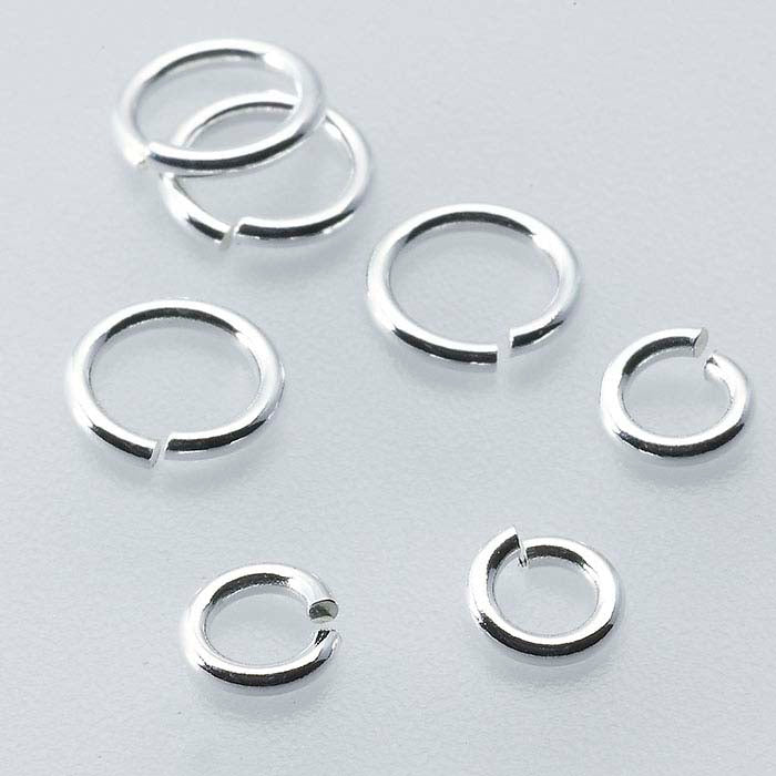 Sterling Silver Solder-Filled 4mm ID Round Jump Ring