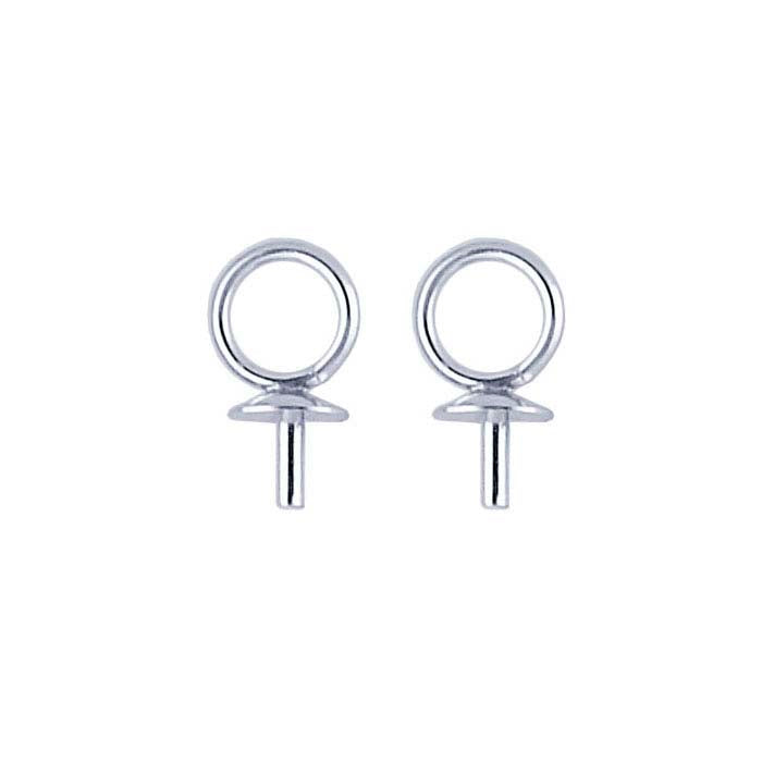 Sterling Silver 3mm Pearl Component Mounting