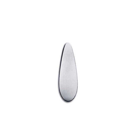 Sterlingsilver 25 x 8 mm droppformad stansning, 0,40 mm
