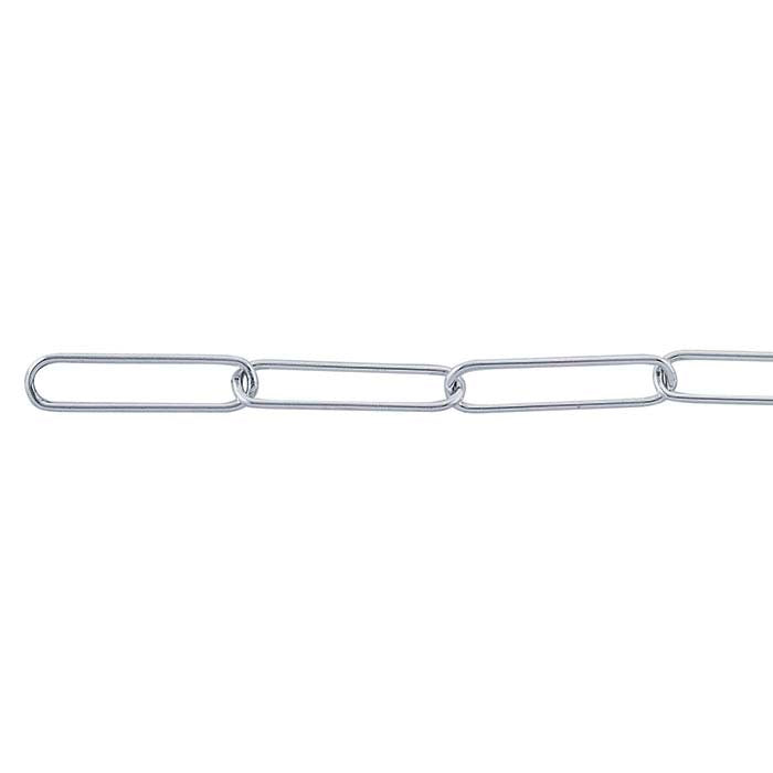 Sterling Silver 5.7mm Oval Cable Chain, By the Foot