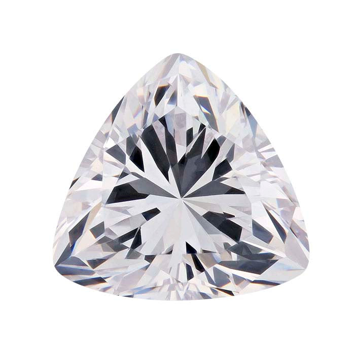 CZ 6 x 6mm Trillion Faceted Gemstone