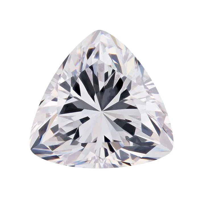 CZ Trillion Faceted Gemstone