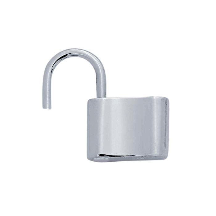 Sterling Silver Square Padlock Clasp