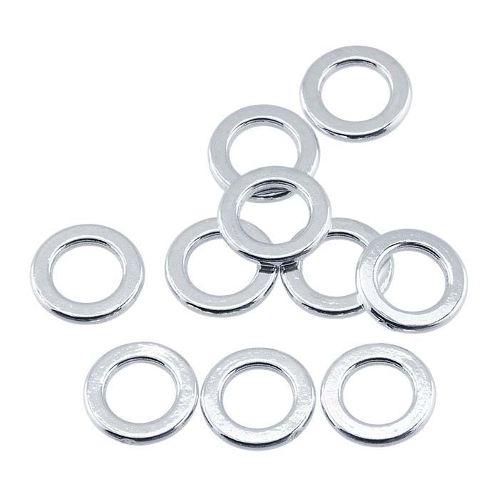 Sterling Silver 4.8mm Round Flat-Wire Closed Ring