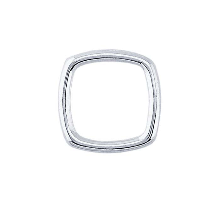 Sterling Silver Square Closed Ring
