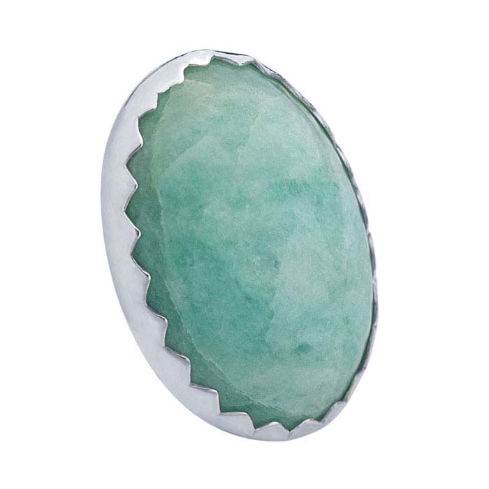 .999 Fint silver 14 x 10 mm oval serrerad kant infattningskopp