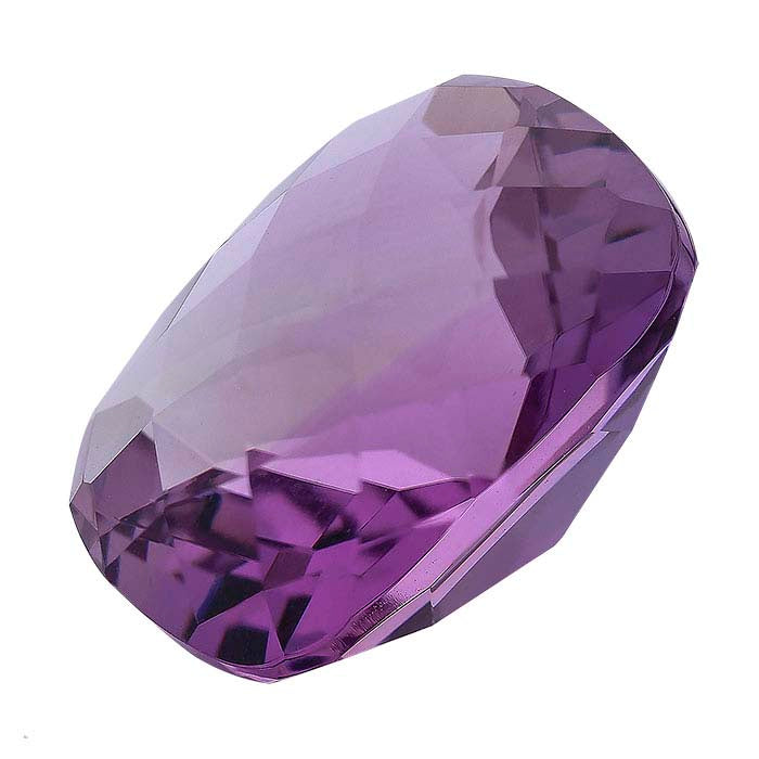 Amethyst Cushion Checkerboard Faceted Gemstones, AA-Grade