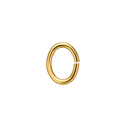 14/20 Yellow Gold-Filled 4.1 x 2.9mm Oval Jump Ring