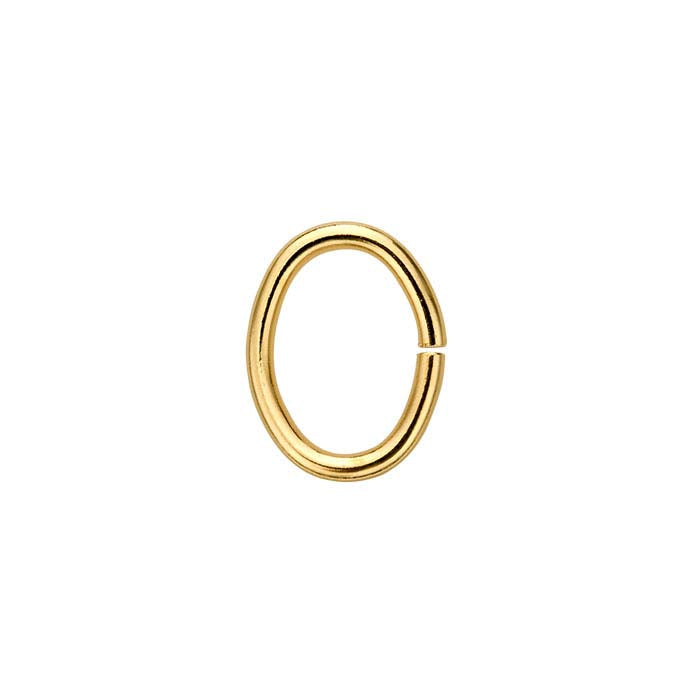 14/20 Yellow Gold-Filled 6.8 x 4.7mm Oval Jump Ring