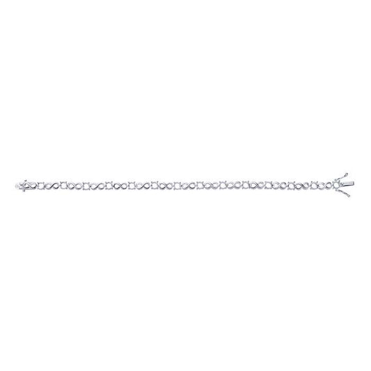 Sterling Silver 5mm Round Tennis Bracelet Mounting