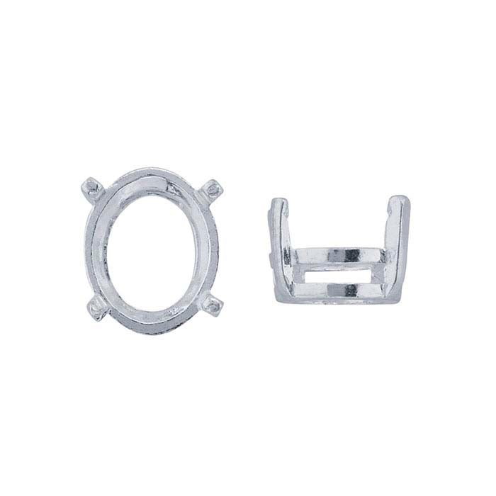 Oval Pre-Notched Legendary™ 4-Prong Setting