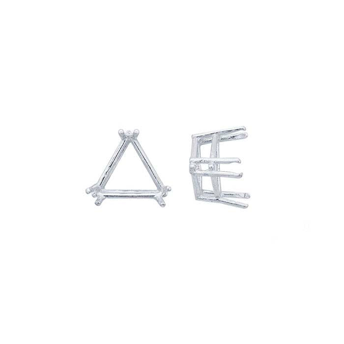 Sterling Silver 10mm Τρίγωνο ReadySet™ Σύνθεση με 6 Αγκύλες