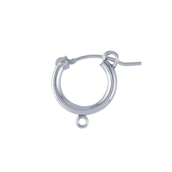 2mm Tubing Hoop Earrings with Closed Ring