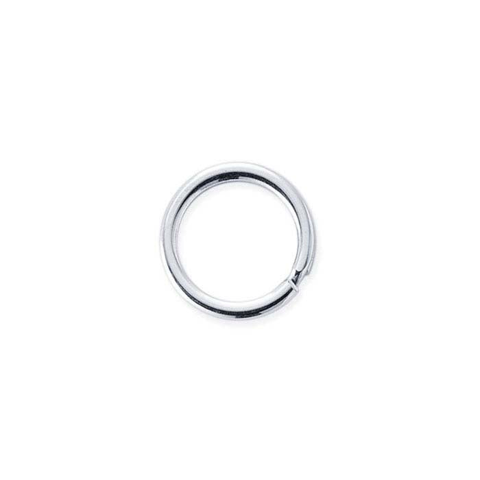 Sterling Silver Half-Round Wire Split Key Ring