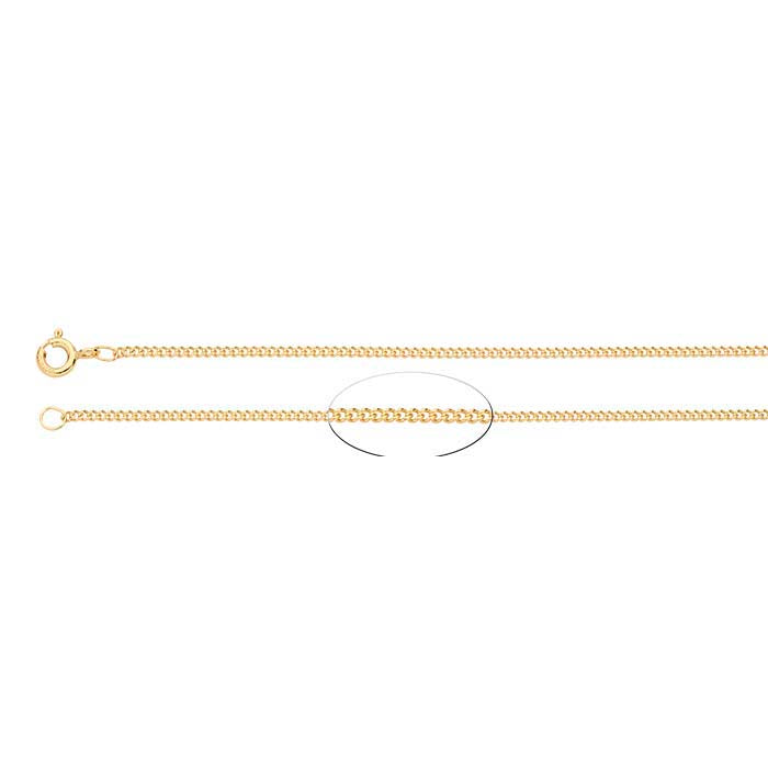 14/20 Yellow Gold-Filled 1.6mm Curb Chain