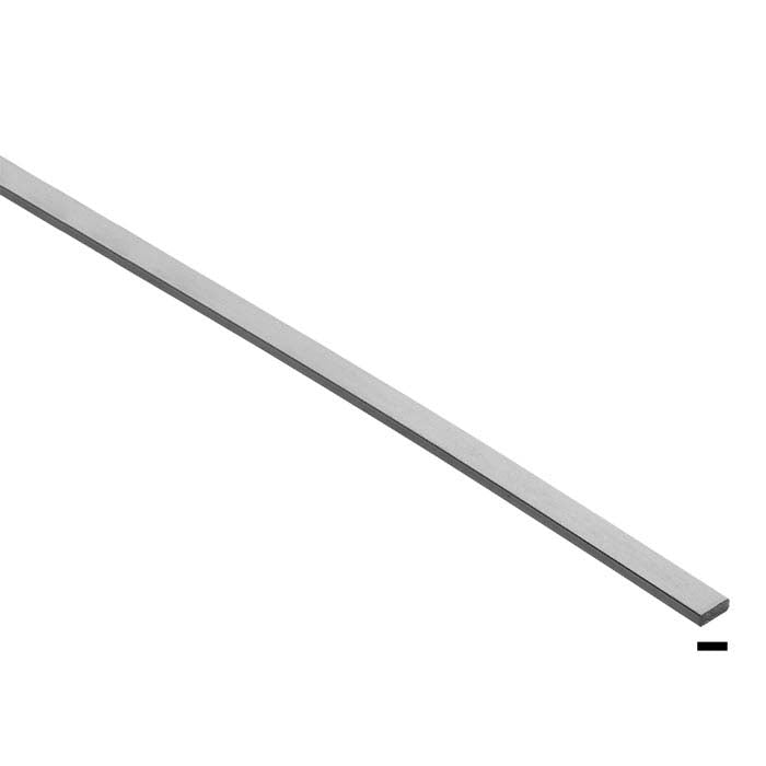 .950 Platinum 5 x 2mm Rectangle Sizing Stock, 1/2-Hard