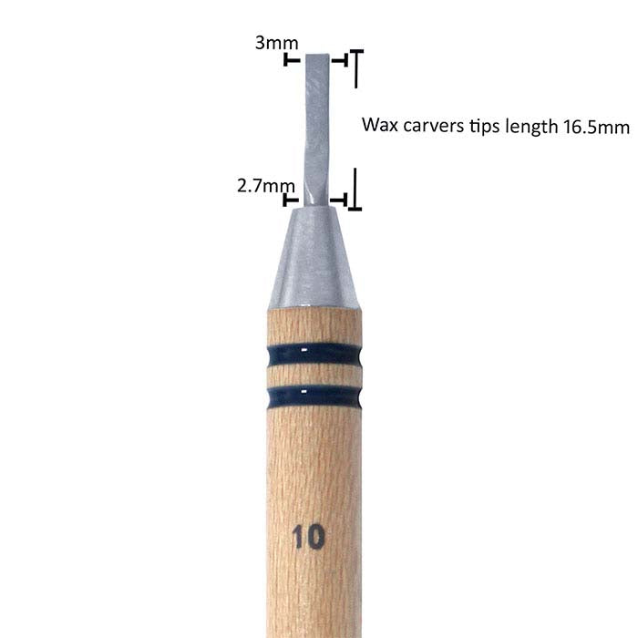 Wolf Wax Tool Set, Styles #7-#12, Fine