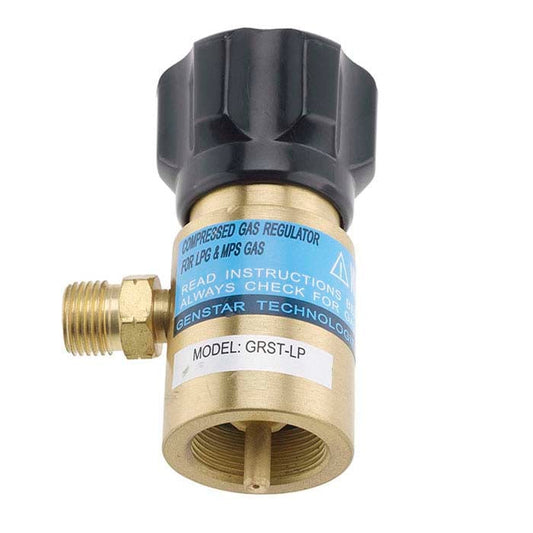 Ikke-måler regulator for engangs propantank