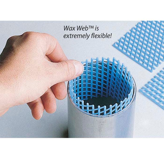 101.6mm x 76.2mm 직경 플라스크용 Original Wax Web™ 대량 포장