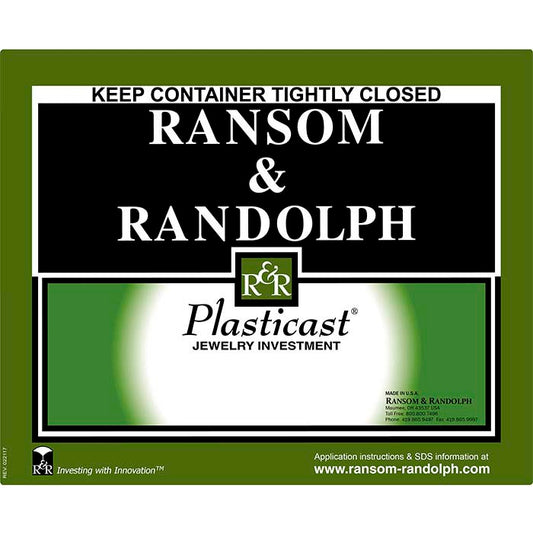 Ransom & Randolph® Plasticast® Investment, 19.96 kg.
