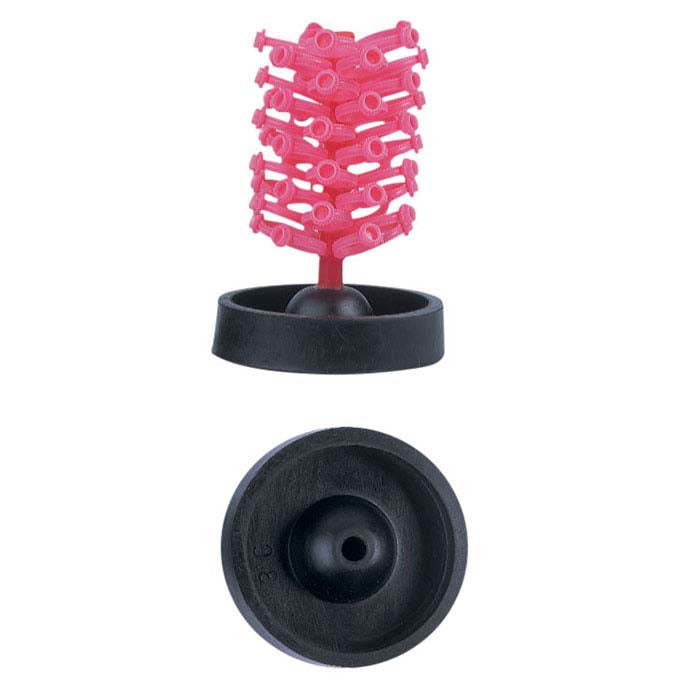 Rubber Round-Button (C-Style) Sprue Base, 63.5mm dia.