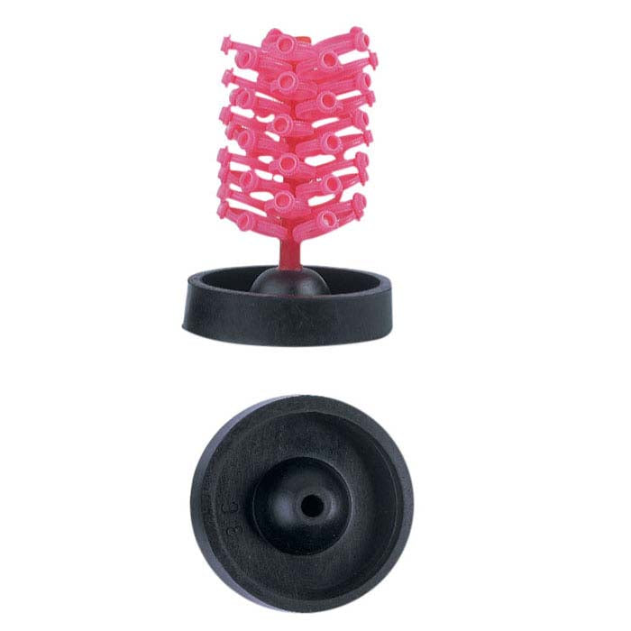 Rubber Round-Button (C-Style) Sprue Base, 76.2mm dia.