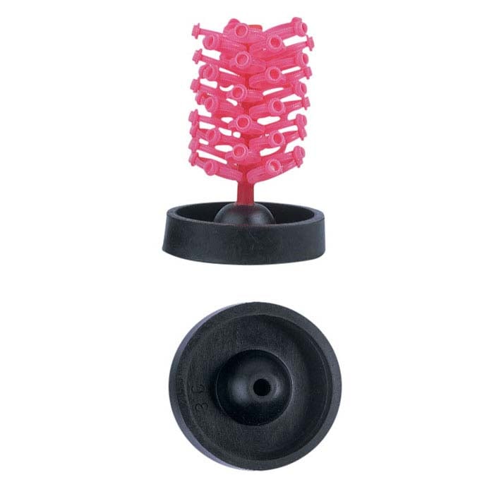 Rubber Round-Button (C-Style) Sprue Base, 88.9mm dia.