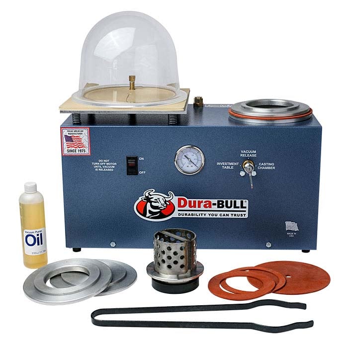 Dura-BULL® Tabletop Vacuum Investing and Casting Machine System